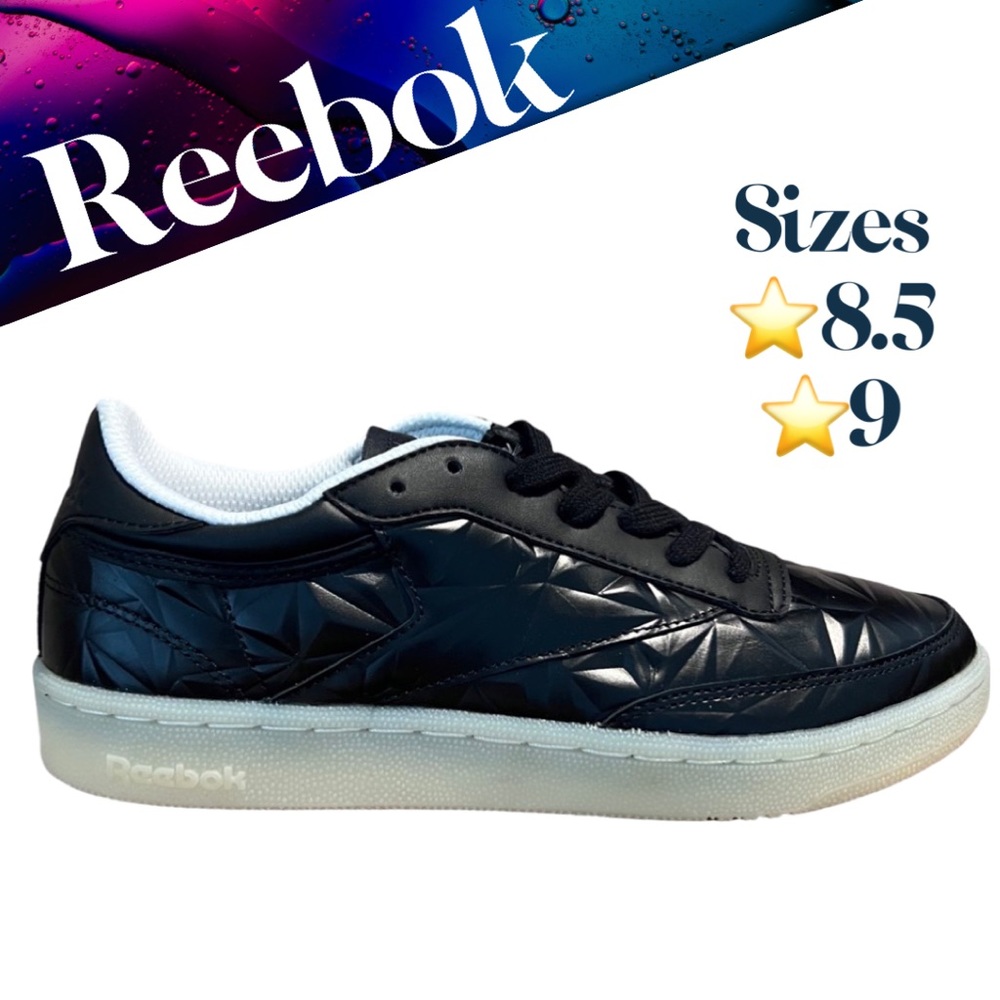 New Women’s Reebok classic sneakers CLUB C 85 Black size 8.5 & 9 MSRP $70